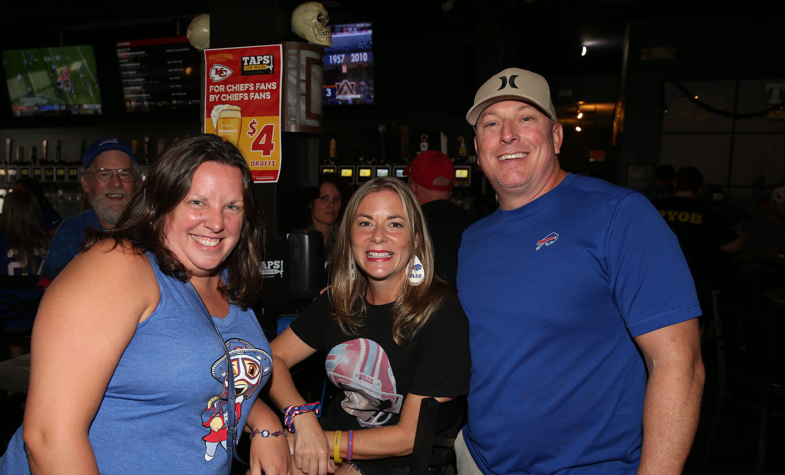 Buffalo Bills backers took over the the Taps on Main Bar